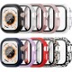 10 Pack Case for Apple Watch SE (2nd) Series Ultra 7/8/6/SE/5/4 40mm with Tempered Glass Screen Protector, High Definition Scratch Resistant Hard PC Bumper Cover for Apple Watch Accessories