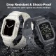 2 Pack Watch Band with Bumper Case Compatible for Apple Watch 45mm 44mm 42mm iWatch Series 8 7 6 5 SE 4 3 2 1 SE Strap, Men Sport Rugged Shockproof Military Replacement Wristband 2 Pack Watch Band with Bumper Case Compatible for Apple Watch 45mm 44mm 42mm iWatch Series 8 7 6 5 SE 4 3 2 1 SE Strap, Men Sport Rugged Shockproof Military Replacement Wristband