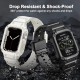 2 Pack Watch Band with Bumper Case Compatible for Apple Watch 45mm 44mm 42mm iWatch Series 8 7 6 5 SE 4 3 2 1 SE Strap, Men Sport Rugged Shockproof Military Replacement Wristband 2 Pack Watch Band with Bumper Case Compatible for Apple Watch 45mm 44mm 42mm iWatch Series 8 7 6 5 SE 4 3 2 1 SE Strap, Men Sport Rugged Shockproof Military Replacement Wristband