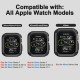 2 Pack Watch Band with Bumper Case Compatible for Apple Watch 45mm 44mm 42mm iWatch Series 8 7 6 5 SE 4 3 2 1 SE Strap, Men Sport Rugged Shockproof Military Replacement Wristband 2 Pack Watch Band with Bumper Case Compatible for Apple Watch 45mm 44mm 42mm iWatch Series 8 7 6 5 SE 4 3 2 1 SE Strap, Men Sport Rugged Shockproof Military Replacement Wristband