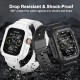 2 Pack Watch Band with Bumper Case Compatible for Apple Watch 45mm 44mm 42mm iWatch Series 8 7 6 5 SE 4 3 2 1 SE Strap, Men Sport Rugged Shockproof Military Replacement Wristband 2 Pack Watch Band with Bumper Case Compatible for Apple Watch 45mm 44mm 42mm iWatch Series 8 7 6 5 SE 4 3 2 1 SE Strap, Men Sport Rugged Shockproof Military Replacement Wristband