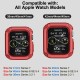 2 Pack Watch Band with Bumper Case Compatible for Apple Watch 45mm 44mm 42mm iWatch Series 8 7 6 5 SE 4 3 2 1 SE Strap, Men Sport Rugged Shockproof Military Replacement Wristband 2 Pack Watch Band with Bumper Case Compatible for Apple Watch 45mm 44mm 42mm iWatch Series 8 7 6 5 SE 4 3 2 1 SE Strap, Men Sport Rugged Shockproof Military Replacement Wristband