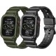 2 Pack Watch Band with Bumper Case Compatible for Apple Watch 45mm 44mm 42mm iWatch Series 8 7 6 5 SE 4 3 2 1 SE Strap, Men Sport Rugged Shockproof Military Replacement Wristband 2 Pack Watch Band with Bumper Case Compatible for Apple Watch 45mm 44mm 42mm iWatch Series 8 7 6 5 SE 4 3 2 1 SE Strap, Men Sport Rugged Shockproof Military Replacement Wristband