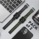 2 Pack Watch Band with Bumper Case Compatible for Apple Watch 45mm 44mm 42mm iWatch Series 8 7 6 5 SE 4 3 2 1 SE Strap, Men Sport Rugged Shockproof Military Replacement Wristband 2 Pack Watch Band with Bumper Case Compatible for Apple Watch 45mm 44mm 42mm iWatch Series 8 7 6 5 SE 4 3 2 1 SE Strap, Men Sport Rugged Shockproof Military Replacement Wristband