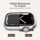 2 in 1 Waterproof Bling Case Compatible for Apple Watch Ultra Series 8 7 6 5 4 SE with Tempered Glass Screen Protector, Women Glitter Diamond Rhinestone Bumper 360 Protective Hard PC Cover for iWatch