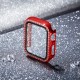 2 in 1 Waterproof Bling Case Compatible for Apple Watch Ultra Series 8 7 6 5 4 SE with Tempered Glass Screen Protector, Women Glitter Diamond Rhinestone Bumper 360 Protective Hard PC Cover for iWatch