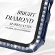 2 in 1 Waterproof Bling Case Compatible for Apple Watch Ultra Series 8 7 6 5 4 SE with Tempered Glass Screen Protector, Women Glitter Diamond Rhinestone Bumper 360 Protective Hard PC Cover for iWatch