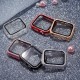 2 in 1 Waterproof Bling Case Compatible for Apple Watch Ultra Series 8 7 6 5 4 SE with Tempered Glass Screen Protector, Women Glitter Diamond Rhinestone Bumper 360 Protective Hard PC Cover for iWatch