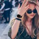 2 in 1 Waterproof Bling Case Compatible for Apple Watch Ultra Series 8 7 6 5 4 SE with Tempered Glass Screen Protector, Women Glitter Diamond Rhinestone Bumper 360 Protective Hard PC Cover for iWatch