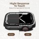 2 in 1 Waterproof Bling Case Compatible for Apple Watch Ultra Series 8 7 6 5 4 SE with Tempered Glass Screen Protector, Women Glitter Diamond Rhinestone Bumper 360 Protective Hard PC Cover for iWatch