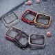 2 in 1 Waterproof Bling Case Compatible for Apple Watch Ultra Series 8 7 6 5 4 SE with Tempered Glass Screen Protector, Women Glitter Diamond Rhinestone Bumper 360 Protective Hard PC Cover for iWatch