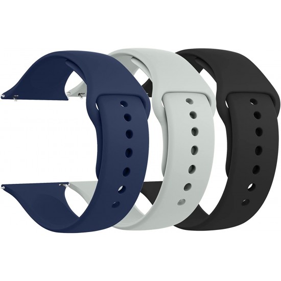 3 PACK Bands Compatible with Apple Watch Band 41mm 40mm 38mm 42mm 44mm 45mm, Sport Band Silicone Wristbands Straps Replacement for iWatch Series 8 7 6 5 4 3 SE Men Women 3 PACK Bands Compatible with Apple Watch Band 41mm 40mm 38mm 42mm 44mm 45mm, Sport Band Silicone Wristbands Straps Replacement for iWatch Series 8 7 6 5 4 3 SE Men Women