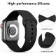 3 PACK Bands Compatible with Apple Watch Band 41mm 40mm 38mm 42mm 44mm 45mm, Sport Band Silicone Wristbands Straps Replacement for iWatch Series 8 7 6 5 4 3 SE Men Women 3 PACK Bands Compatible with Apple Watch Band 41mm 40mm 38mm 42mm 44mm 45mm, Sport Band Silicone Wristbands Straps Replacement for iWatch Series 8 7 6 5 4 3 SE Men Women