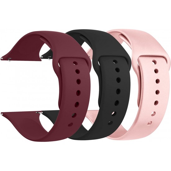 3 PACK Bands Compatible with Apple Watch Band 41mm 40mm 38mm 42mm 44mm 45mm, Sport Band Silicone Wristbands Straps Replacement for iWatch Series 8 7 6 5 4 3 SE Men Women 3 PACK Bands Compatible with Apple Watch Band 41mm 40mm 38mm 42mm 44mm 45mm, Sport Band Silicone Wristbands Straps Replacement for iWatch Series 8 7 6 5 4 3 SE Men Women