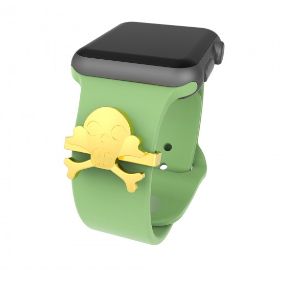 Sport Watch Band Charms Watch Straps Decorative For Apple Watch Band Accessory Watch Band Ring Loops-Skull Shape Sport Watch Band Charms Watch Straps Decorative For Apple Watch Band Accessory Watch Band Ring Loops-Skull Shape