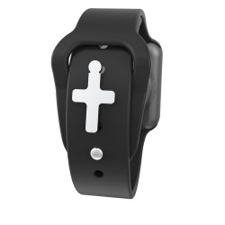 For Apple Watch Band Charms Smart Watch Band Decorative Stud Charms Sport Silicone Band Charms-Cross Shape For Apple Watch Band Charms Smart Watch Band Decorative Stud Charms Sport Silicone Band Charms-Cross Shape