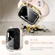 4 Pack Watch Bumper Bling Case for Apple Watch Series 8 7 6 5 4 SE 3 2 1, Women Glitter Diamond Rhinestone Protector Cover for iWatch Accessories 4 Pack Watch Bumper Bling Case for Apple Watch Series 8 7 6 5 4 SE 3 2 1, Women Glitter Diamond Rhinestone Protector Cover for iWatch Accessories