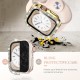 4 Pack Watch Bumper Bling Case for Apple Watch Series 8 7 6 5 4 SE 3 2 1, Women Glitter Diamond Rhinestone Protector Cover for iWatch Accessories 4 Pack Watch Bumper Bling Case for Apple Watch Series 8 7 6 5 4 SE 3 2 1, Women Glitter Diamond Rhinestone Protector Cover for iWatch Accessories