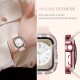 4 Pack Watch Bumper Bling Case for Apple Watch Series 8 7 6 5 4 SE 3 2 1, Women Glitter Diamond Rhinestone Protector Cover for iWatch Accessories 4 Pack Watch Bumper Bling Case for Apple Watch Series 8 7 6 5 4 SE 3 2 1, Women Glitter Diamond Rhinestone Protector Cover for iWatch Accessories