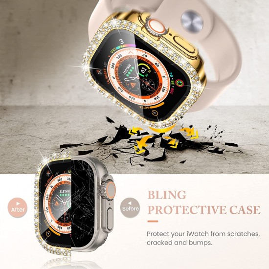 4 Pack Watch Bumper Bling Case for Apple Watch Series 8 7 6 5 4 SE 3 2 1, Women Glitter Diamond Rhinestone Protector Cover for iWatch Accessories 4 Pack Watch Bumper Bling Case for Apple Watch Series 8 7 6 5 4 SE 3 2 1, Women Glitter Diamond Rhinestone Protector Cover for iWatch Accessories