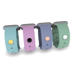For Apple Watch Band Charms Watch Straps Stud Watch Band Accessory Valentine's Day Gift Sport Silicone Band-Round Shape For Apple Watch Band Charms Watch Straps Stud Watch Band Accessory Valentine's Day Gift Sport Silicone Band-Round Shape