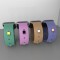 Lock Shape Stud Watch Band Charms For Fitbit Band Accessory Watch Straps Decorative Sport Silicone Band Charms 38mm 40mm 42mm 44mm