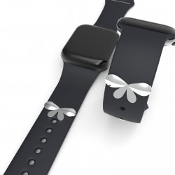 Watch Band Charms Stud Accrssory Decorative Loop Rings Christmas Gift Compatible for Apple Watch Series 7/SE/6/5/4/3   38/40/ 41/42/44/45mm  Watch Band Charms Stud Accrssory Decorative Loop Rings Christmas Gift Compatible for Apple Watch Series 7/SE/6/5/4/3   38/40/ 41/42/44/45mm