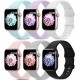 6 Pack Sport Bands Compatible with Apple Watch Band 38mm 40mm 41mm 42mm 44mm 45mm 49mm,Soft Silicone Waterproof Strap Compatible with iWatch Apple Watch Series Ultra 8 7 6 5 4 3 2 1 SE Women Men 6 Pack Sport Bands Compatible with Apple Watch Band 38mm 40mm 41mm 42mm 44mm 45mm 49mm,Soft Silicone Waterproof Strap Compatible with iWatch Apple Watch Series Ultra 8 7 6 5 4 3 2 1 SE Women Men