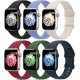 6 Pack Sport Bands Compatible with Apple Watch Band 38mm 40mm 41mm 42mm 44mm 45mm 49mm,Soft Silicone Waterproof Strap Compatible with iWatch Apple Watch Series Ultra 8 7 6 5 4 3 2 1 SE Women Men 6 Pack Sport Bands Compatible with Apple Watch Band 38mm 40mm 41mm 42mm 44mm 45mm 49mm,Soft Silicone Waterproof Strap Compatible with iWatch Apple Watch Series Ultra 8 7 6 5 4 3 2 1 SE Women Men