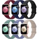 6 Pack Sport Bands Compatible with Apple Watch Band 38mm 40mm 41mm 42mm 44mm 45mm 49mm,Soft Silicone Waterproof Strap Compatible with iWatch Apple Watch Series Ultra 8 7 6 5 4 3 2 1 SE Women Men 6 Pack Sport Bands Compatible with Apple Watch Band 38mm 40mm 41mm 42mm 44mm 45mm 49mm,Soft Silicone Waterproof Strap Compatible with iWatch Apple Watch Series Ultra 8 7 6 5 4 3 2 1 SE Women Men