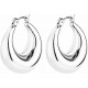 6 Pairs Hoop Earrings for Women Lightweight Chunky Hoop Earrings Multipack Hypoallergenic, Thick Open Twisted Huggie Hoops Earring Set Jewelry