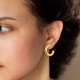 6 Pairs Hoop Earrings for Women Lightweight Chunky Hoop Earrings Multipack Hypoallergenic, Thick Open Twisted Huggie Hoops Earring Set Jewelry