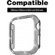8pcs/set Watch Case Compatible with Apple Watch Series 6/5/4/SE Bling Diamond Bumper with Rhinestones Cover Watch Protector Plated Hard Frame Accessories for Women Girls 8pcs/set Watch Case Compatible with Apple Watch Series 6/5/4/SE Bling Diamond Bumper with Rhinestones Cover Watch Protector Plated Hard Frame Accessories for Women Girls