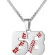 Baseball Number Necklace for Boy Athletes Jersey Number Necklace Stainless Steel Chain Baseball Charm Pendant Personalized Baseball Gift for Men