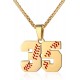 Baseball Number Necklace for Boy Athletes Jersey Number Necklace Stainless Steel Chain Baseball Charm Pendant Personalized Baseball Gift for Men