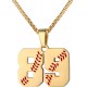 Baseball Number Necklace for Boy Athletes Jersey Number Necklace Stainless Steel Chain Baseball Charm Pendant Personalized Baseball Gift for Men