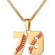 Baseball Number Necklace for Boy Athletes Jersey Number Necklace Stainless Steel Chain Baseball Charm Pendant Personalized Baseball Gift for Men