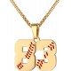 Baseball Number Necklace for Boy Athletes Jersey Number Necklace Stainless Steel Chain Baseball Charm Pendant Personalized Baseball Gift for Men