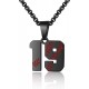 Baseball Number Necklace for Boy Athletes Jersey Number Necklace Stainless Steel Chain Baseball Charm Pendant Personalized Baseball Gift for Men