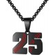 Baseball Number Necklace for Boy Athletes Jersey Number Necklace Stainless Steel Chain Baseball Charm Pendant Personalized Baseball Gift for Men