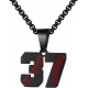 Baseball Number Necklace for Boy Athletes Jersey Number Necklace Stainless Steel Chain Baseball Charm Pendant Personalized Baseball Gift for Men