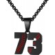 Baseball Number Necklace for Boy Athletes Jersey Number Necklace Stainless Steel Chain Baseball Charm Pendant Personalized Baseball Gift for Men