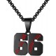 Baseball Number Necklace for Boy Athletes Jersey Number Necklace Stainless Steel Chain Baseball Charm Pendant Personalized Baseball Gift for Men