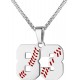 Baseball Number Necklace for Boy Athletes Jersey Number Necklace Stainless Steel Chain Baseball Charm Pendant Personalized Baseball Gift for Men