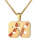 Baseball Number Necklace for Boy Athletes Jersey Number Necklace Stainless Steel Chain Baseball Charm Pendant Personalized Baseball Gift for Men