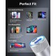 USB C Car Charger, USB Type C Fast Power Charging Block Dual Port USB A & USBC Plug Cargador Carro Lighter Adapter for iPhone, iPad, Samsung Galaxy, LG, Google Pixel, Moto, USB-C Port USB C Car Charger, USB Type C Fast Power Charging Block Dual Port USB A & USBC Plug Cargador Carro Lighter Adapter for iPhone, iPad, Samsung Galaxy, LG, Google Pixel, Moto, USB-C Port