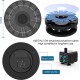 2.5W Solar Bird Bath Fountain Pump Solar Fountain Pump for Bird Bath with 6 Nozzles, 6.7 2.5W Solar Bird Bath Fountain Pump Solar Fountain Pump for Bird Bath with 6 Nozzles, 6.7