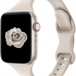 Bands with Apple Watch 38mm 40mm 41mm 42mm 44mm 45mm 49mm, Slim Thin Narrow Replacement Silicone Sport Strap Wristbands for iWatch Series Ultra 8/7/6/5/4/3/2/1 SE Women Men Bands with Apple Watch 38mm 40mm 41mm 42mm 44mm 45mm 49mm, Slim Thin Narrow Replacement Silicone Sport Strap Wristbands for iWatch Series Ultra 8/7/6/5/4/3/2/1 SE Women Men