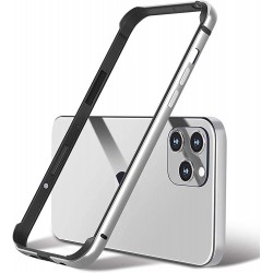 Aluminum Frame Metal Bumper Frame Slim Hard Case Cover for iPhone14 13 12 11 Series, Metal Frame Armor with Soft Inner Bumper, Raised Edge Protection  Aluminum Frame Metal Bumper Frame Slim Hard Case Cover for iPhone14 13 12 11 Series, Metal Frame Armor with Soft Inner Bumper, Raised Edge Protection