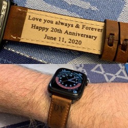 Personalized Watch Bands for Men Custom Handmade Leather Band for Apple Watch Series Ultra 8 7 6 5 4 3 2 1 Personalized Watch Bands for Men Custom Handmade Leather Band for Apple Watch Series Ultra 8 7 6 5 4 3 2 1